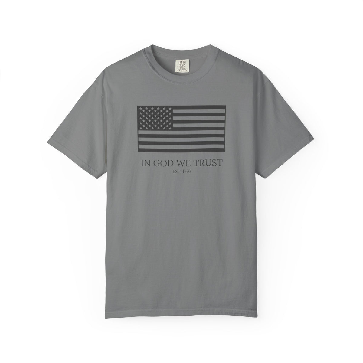 In God We Trust Shirt American Flag - Garment-Dyed T-shirt Women Men Patriot Unique Gift