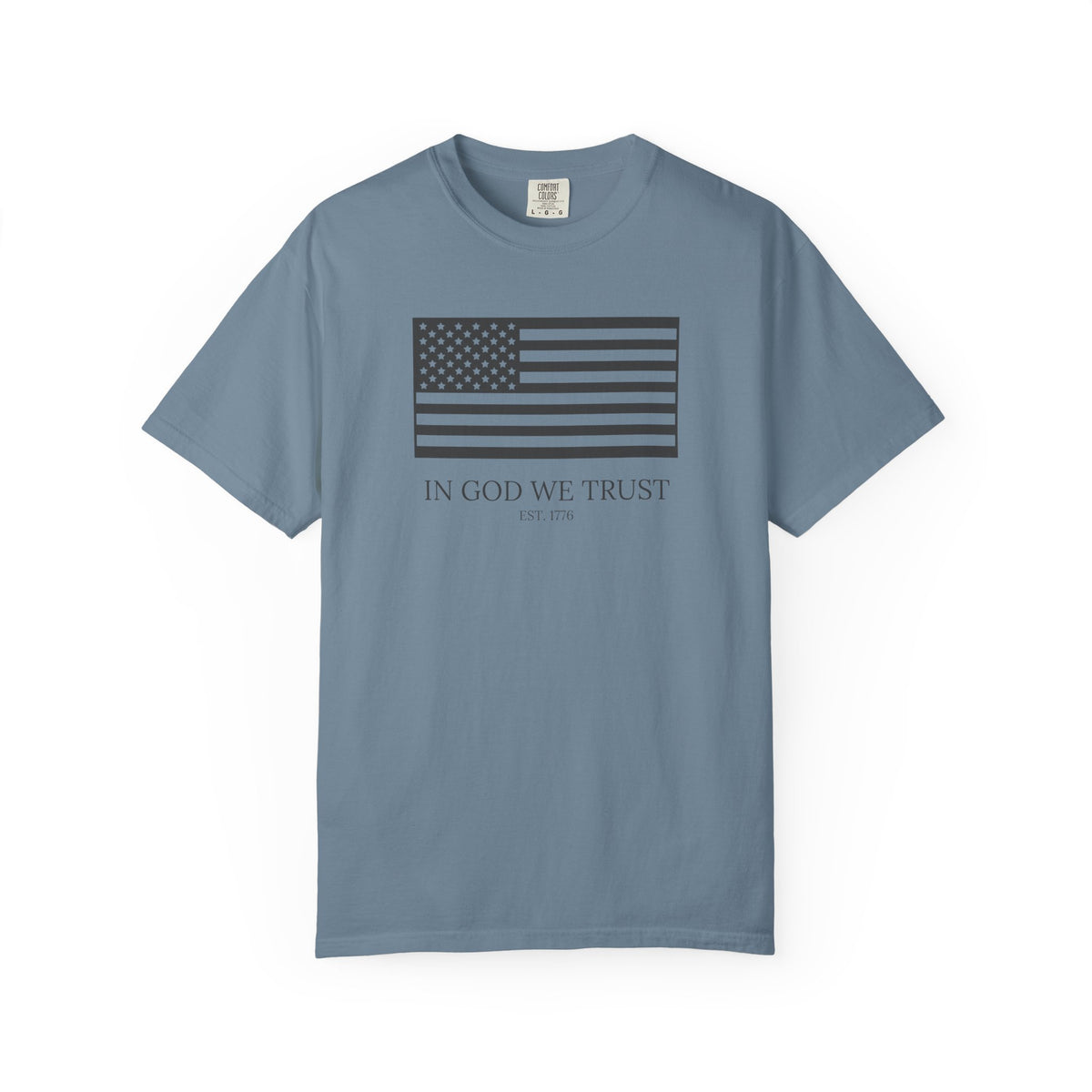 In God We Trust Shirt American Flag - Garment-Dyed T-shirt Women Men Patriot Unique Gift