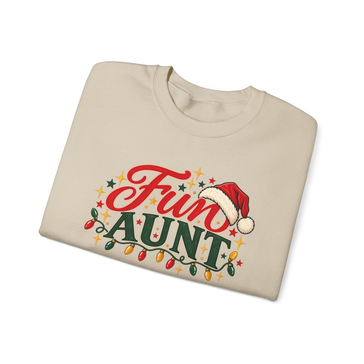 Fun Aunt Christmas Sweatshirt, Funny Auntie Crewneck Gift from Niece or Nephew