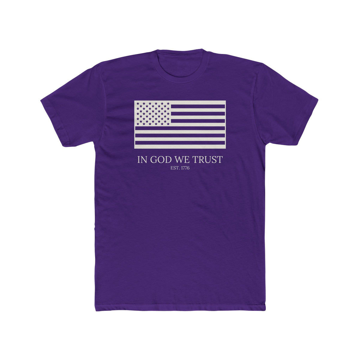 In God We Trust Shirt, Patriotic Christian T-Shirt, American Faith Tee, 4th of July Church Gift, Unisex Cotton Crew Tee