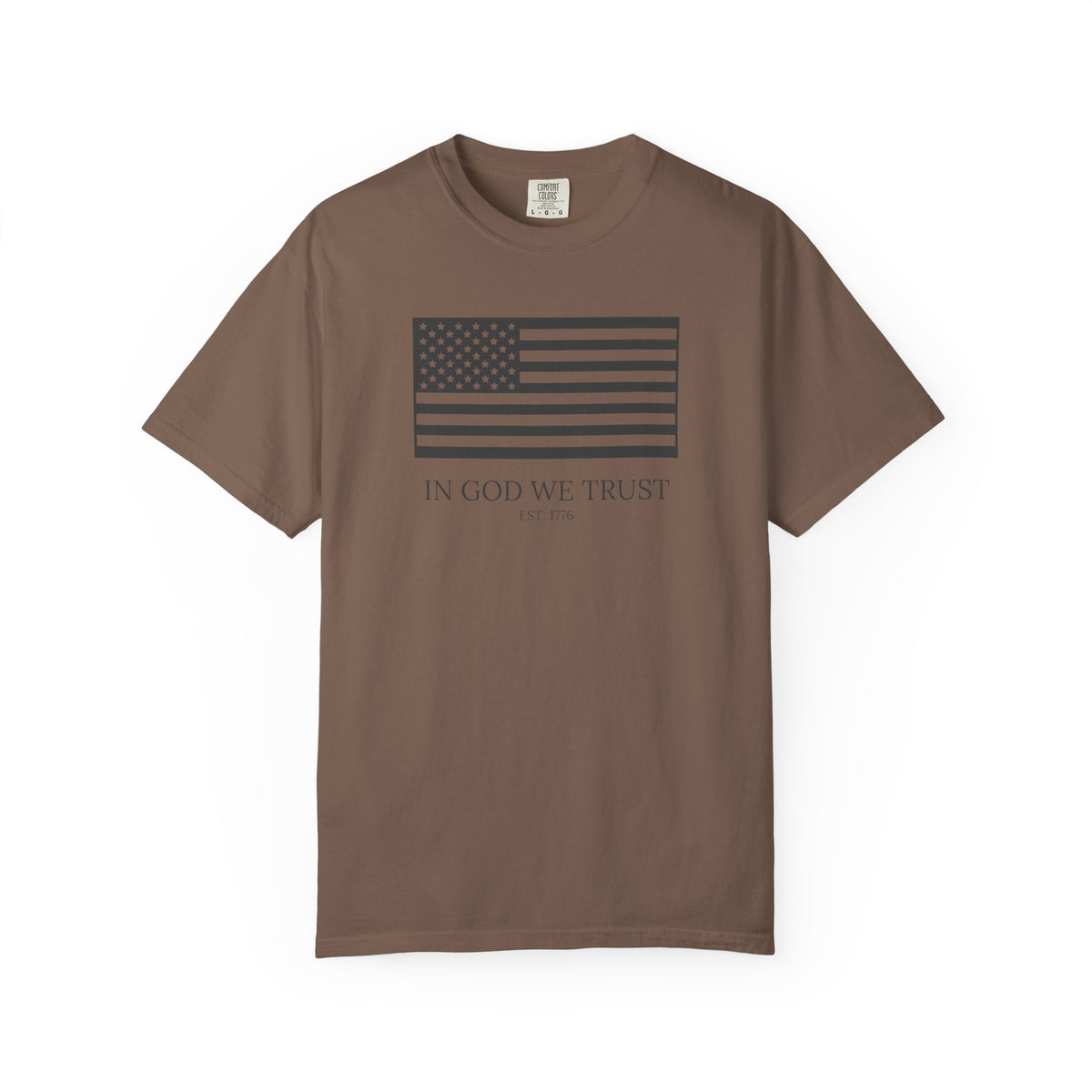 In God We Trust Shirt American Flag - Garment-Dyed T-shirt Women Men Patriot Unique Gift