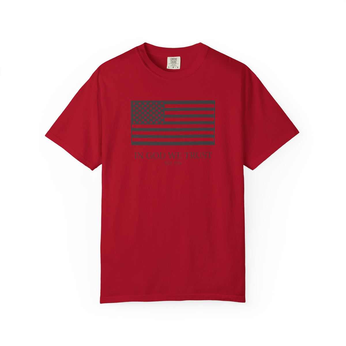In God We Trust Shirt American Flag - Garment-Dyed T-shirt Women Men Patriot Unique Gift