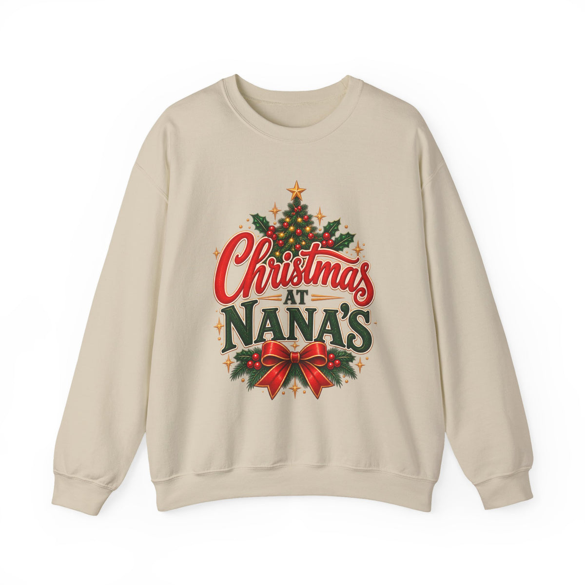 Christmas at Nana's House Rules Sweatshirt, Funny Grandma Crewneck Gift from Grandkids