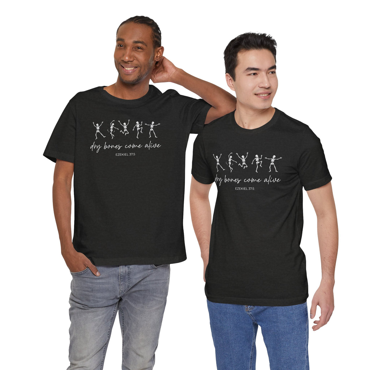 Dry Bones Come Alive Shirt, Ezekiel 37 Christian T-Shirt, Dancing Skeleton Faith Tee, Bible Verse Shirt, Revival Church Gift
