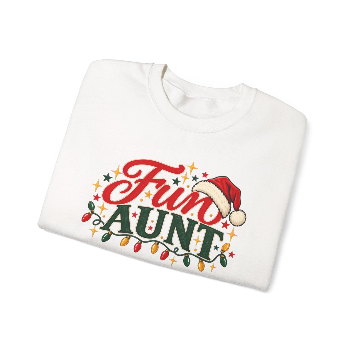 Fun Aunt Christmas Sweatshirt, Funny Auntie Crewneck Gift from Niece or Nephew