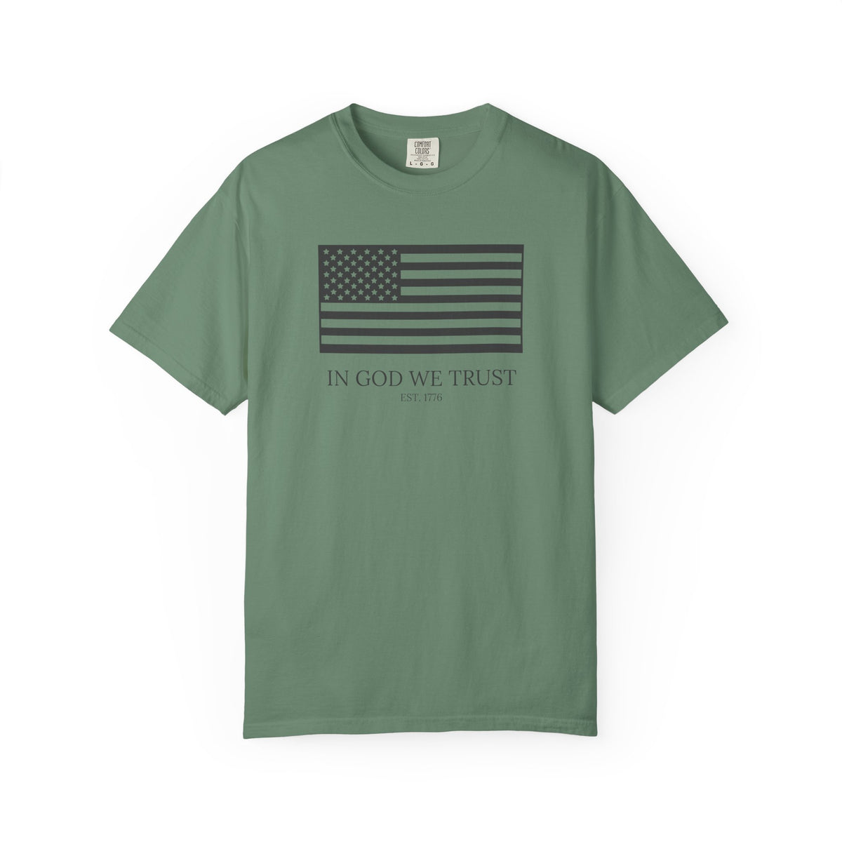 In God We Trust Shirt American Flag - Garment-Dyed T-shirt Women Men Patriot Unique Gift