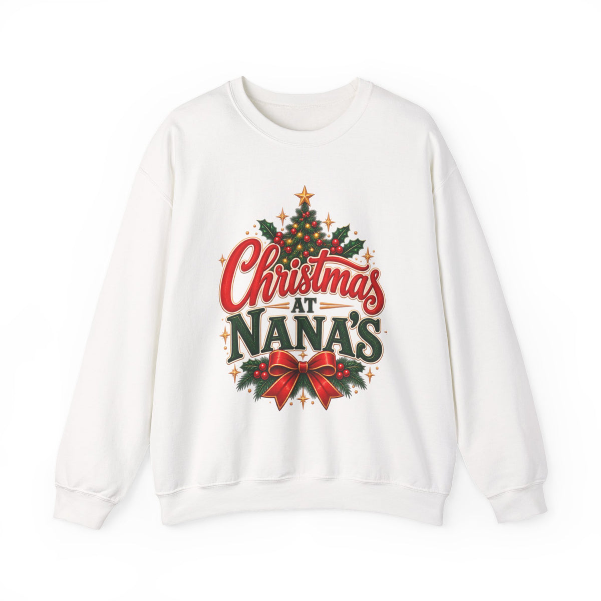 Christmas at Nana's House Rules Sweatshirt, Funny Grandma Crewneck Gift from Grandkids