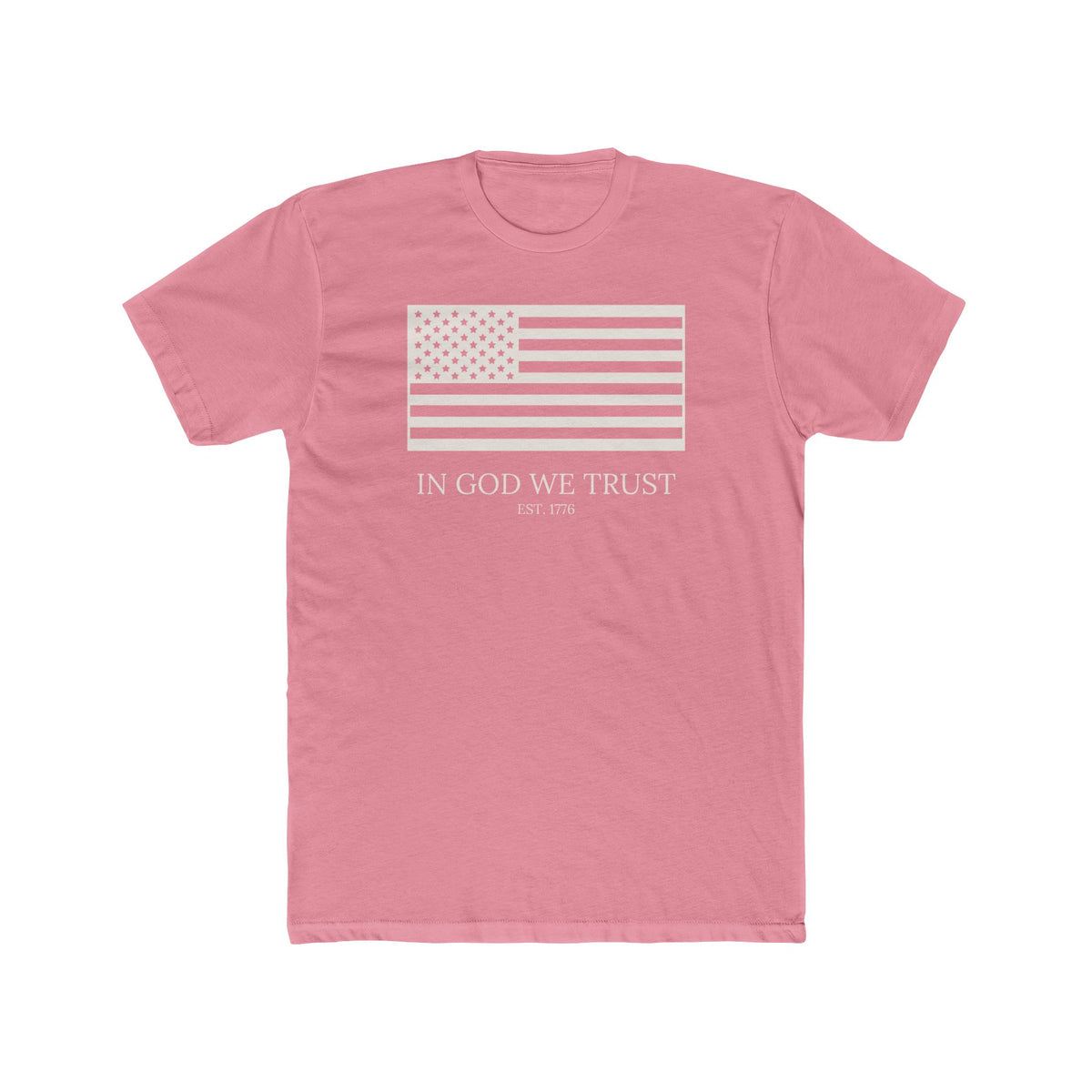 In God We Trust Shirt, Patriotic Christian T-Shirt, American Faith Tee, 4th of July Church Gift, Unisex Cotton Crew Tee