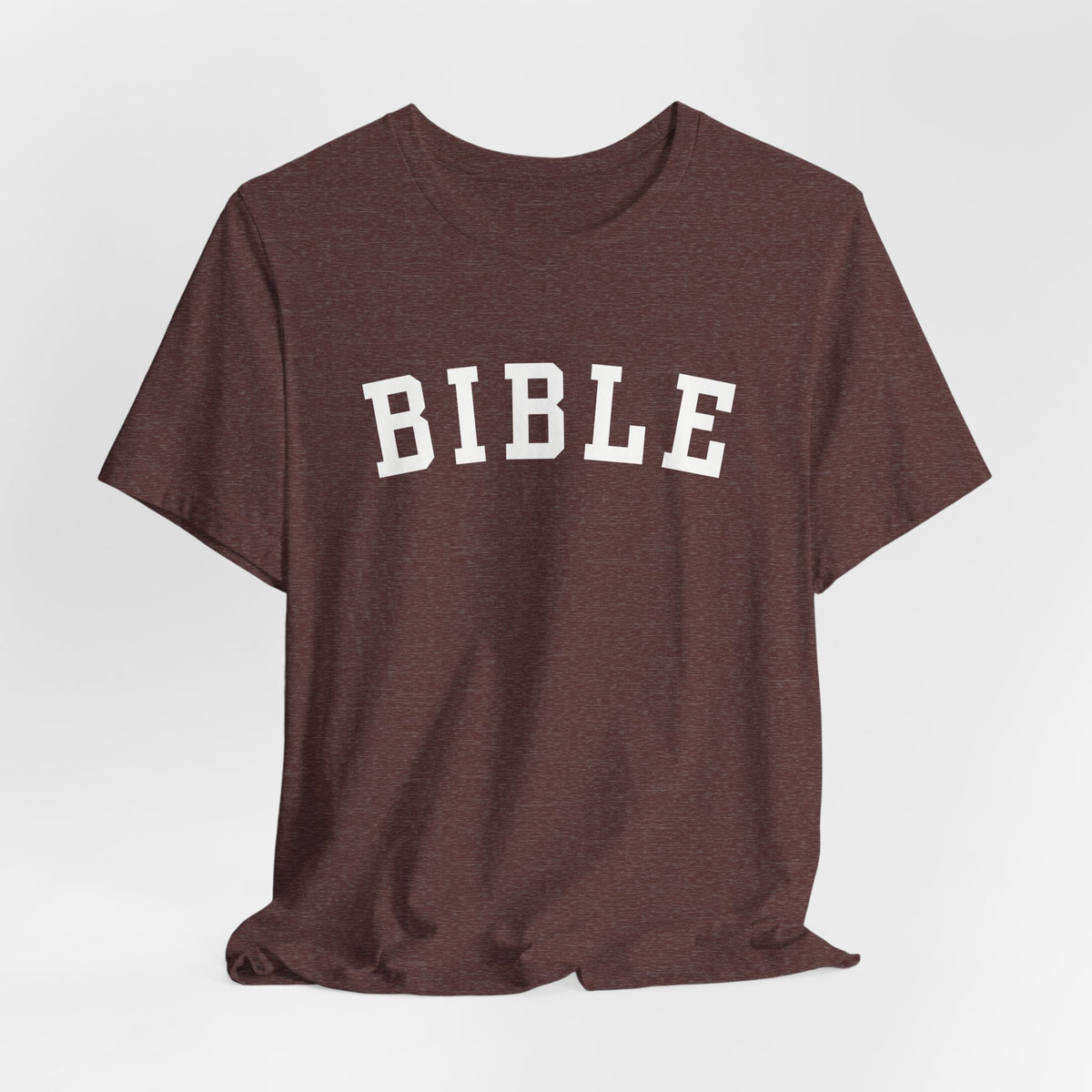 BIBLE Shirt, Vintage Collegiate Christian T-Shirt, Retro Faith Tee, Unisex Christian Graphic Shirt, Bible Study Gift
