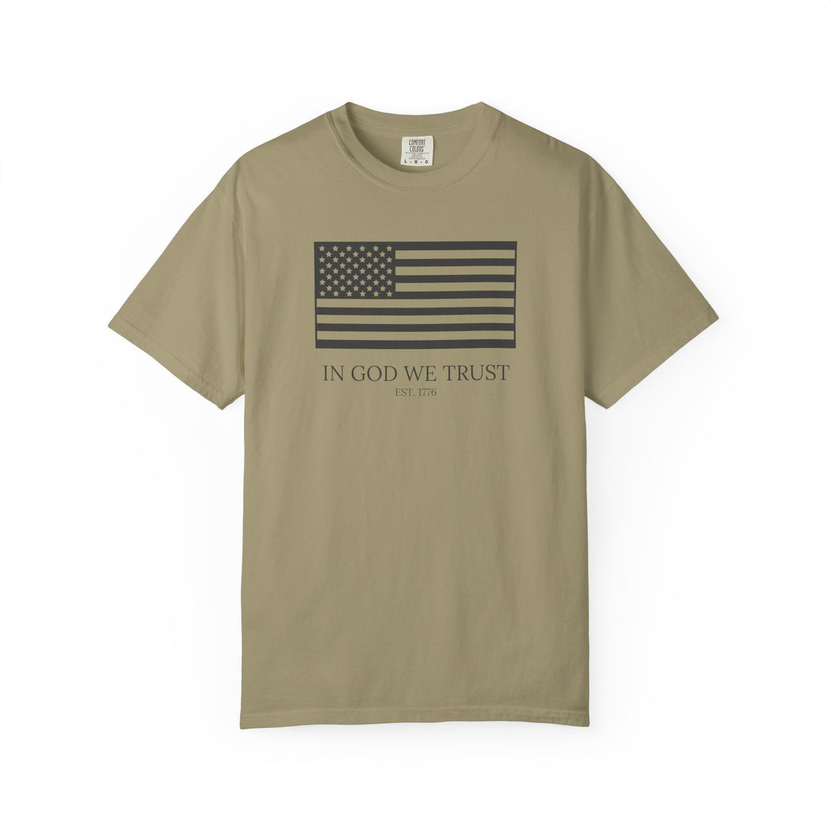 In God We Trust Shirt American Flag - Garment-Dyed T-shirt Women Men Patriot Unique Gift