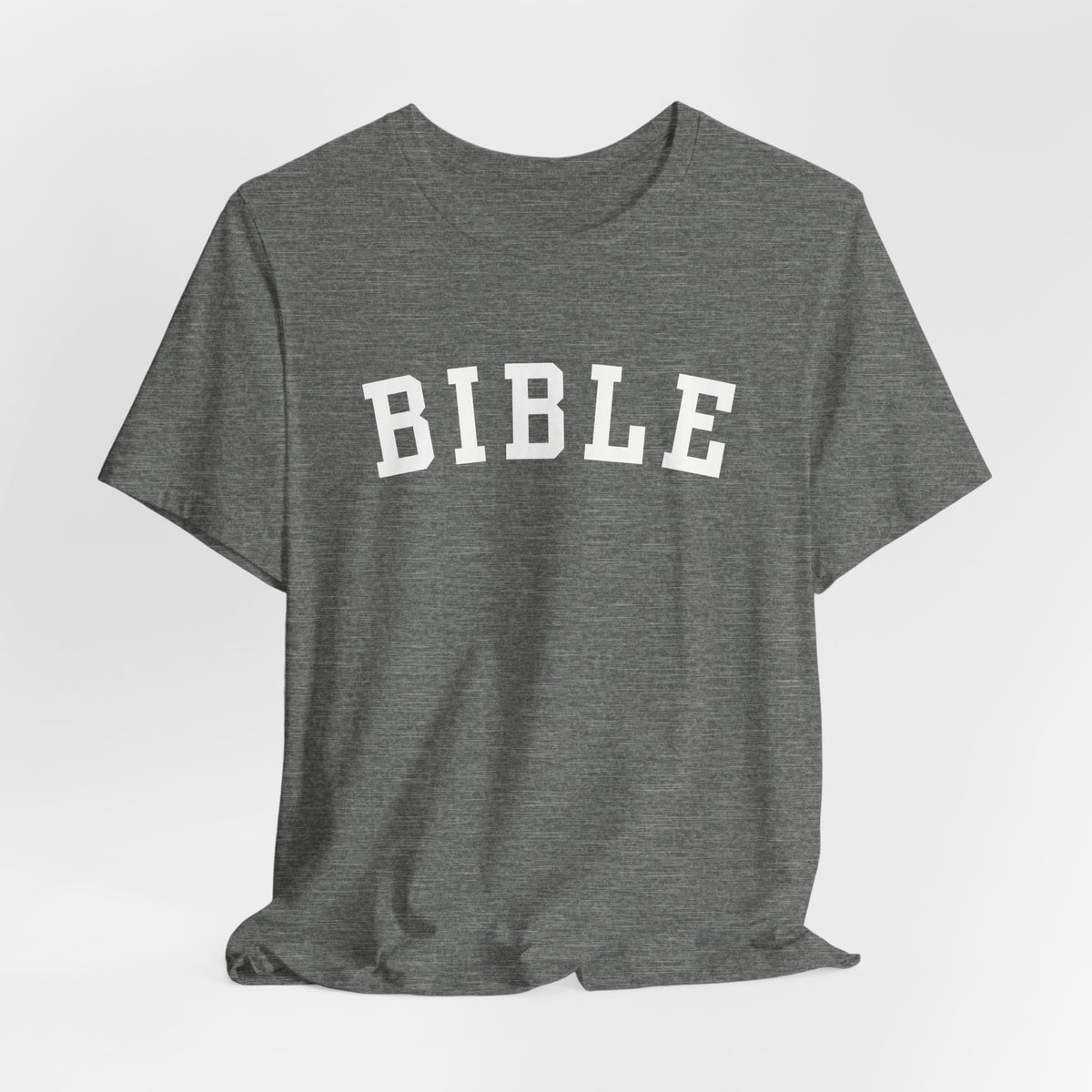 BIBLE Shirt, Vintage Collegiate Christian T-Shirt, Retro Faith Tee, Unisex Christian Graphic Shirt, Bible Study Gift