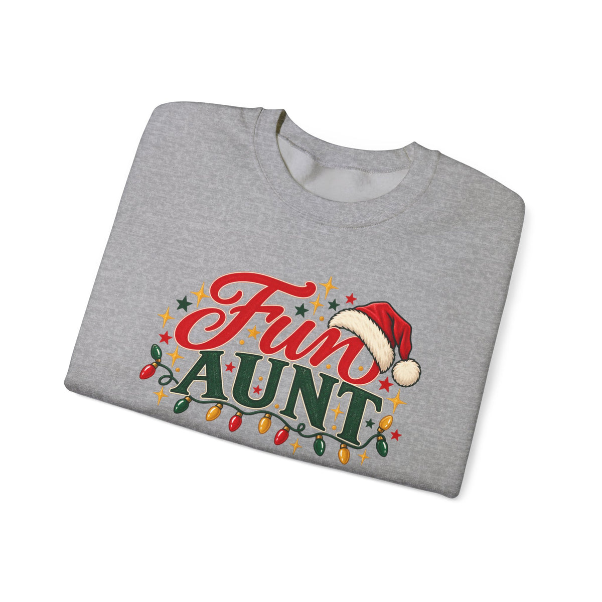 Fun Aunt Christmas Sweatshirt, Funny Auntie Crewneck Gift from Niece or Nephew