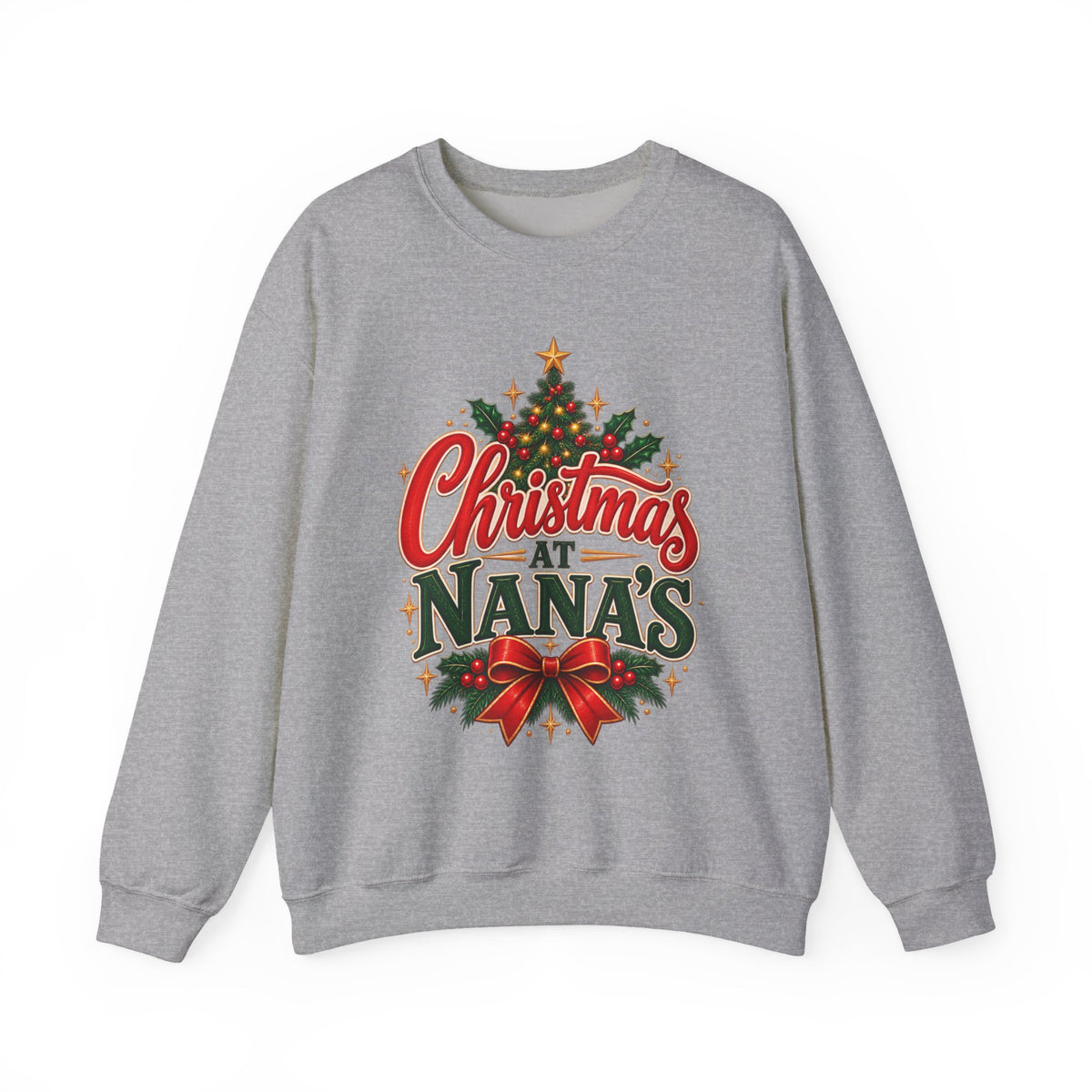 Christmas at Nana's House Rules Sweatshirt, Funny Grandma Crewneck Gift from Grandkids
