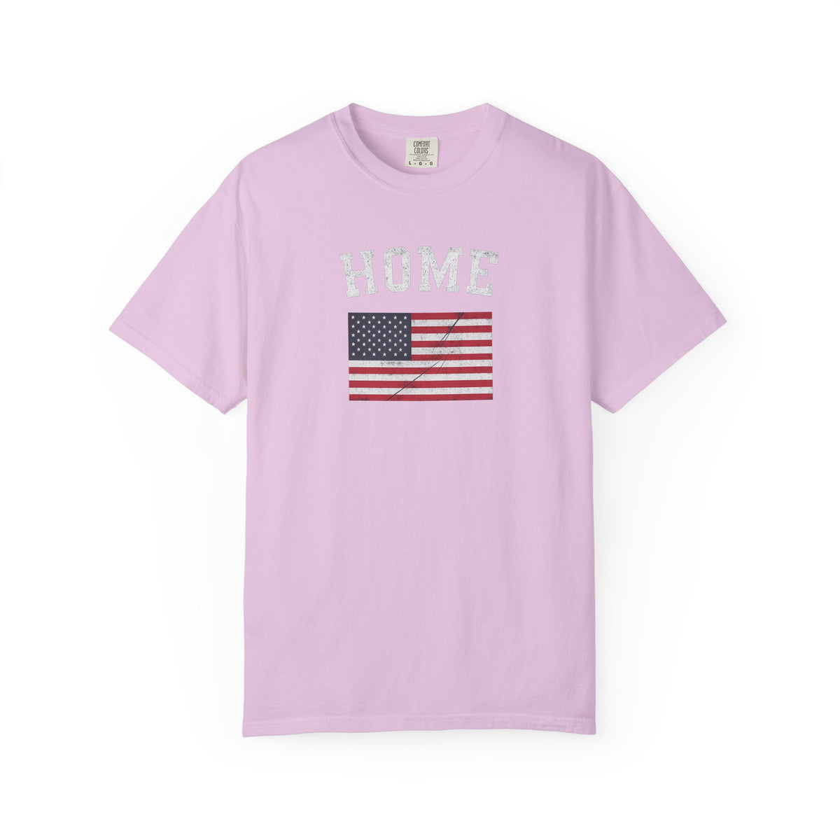 HOME T-Shirt · American Flag Graphic Tee · Patriotic 4th of July Shirt · Vintage USA Pride Shirt · Freedom Graphic Tee · Country Gift